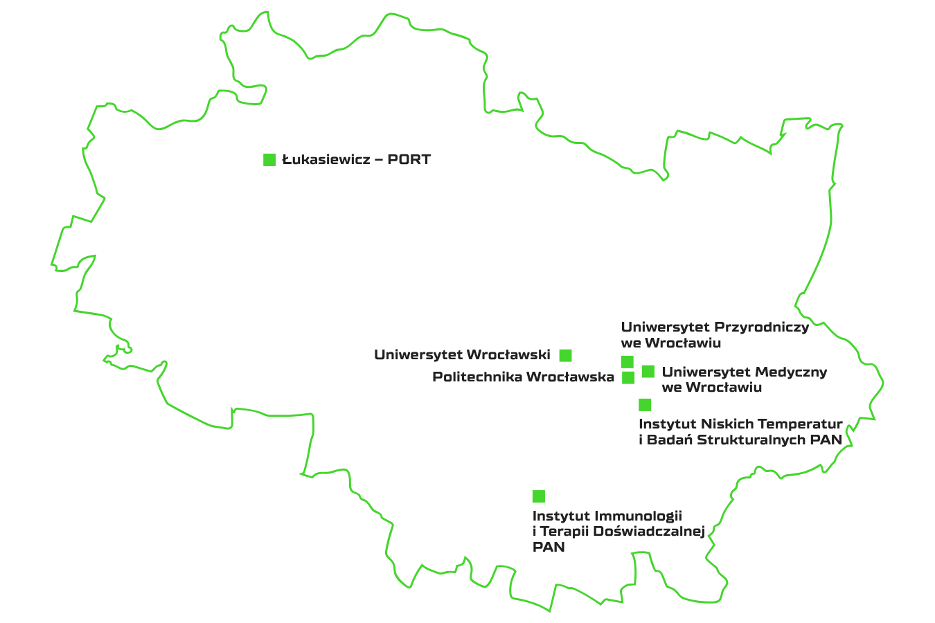 Wrocław BioTech Hub w Łukasiewicz – PORT mapa